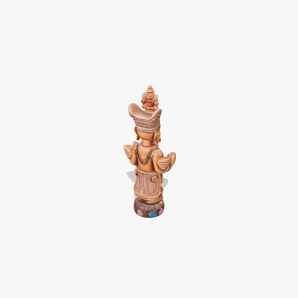 Ornate Wooden Sculpture Model Pack